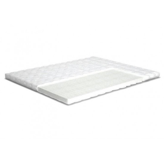 Topper Sonline Aerolat 140x190 cm with elastic foam White, AR-008