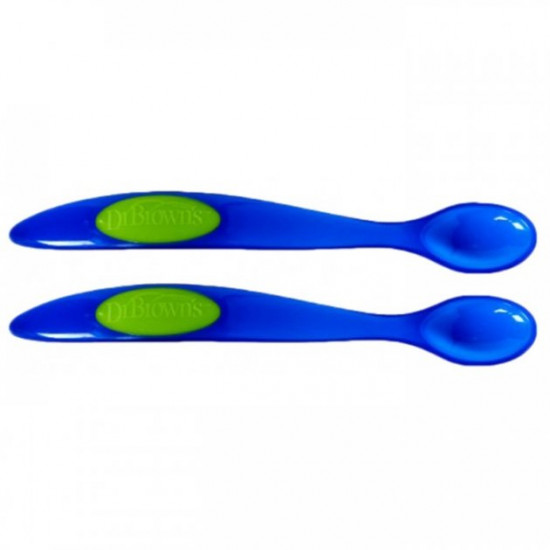 Set of feeding spoons Dr. Browns blue