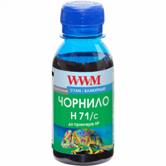 Чорнило WWM HP №711 100г Cyan (H71/C-2)