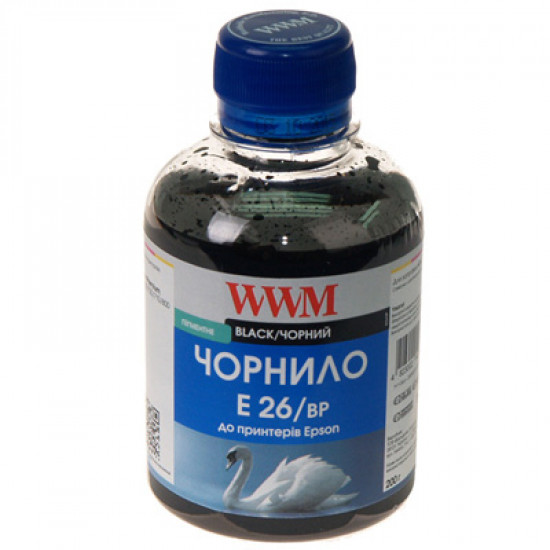 WWM ink EPSON XP-600/XP-605/XP-7005 (Black Pigment) (E26/BP)