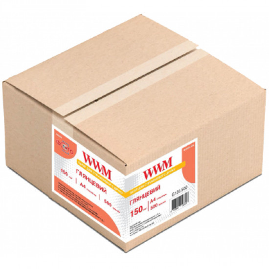 Paper WWM A4 Glossy 150g, 500cn (G150.500)