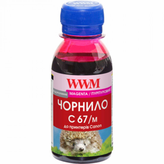  Чернила WWM Canon PFI-107 100г Magenta PFI-107M (C67/M-2)