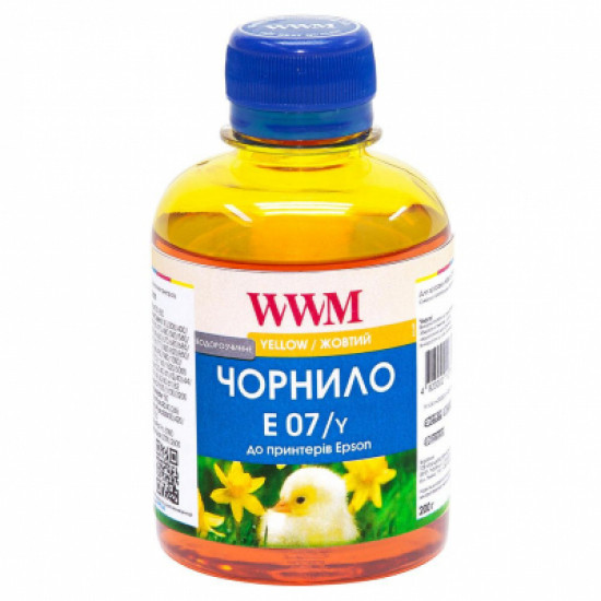 Чорнило WWM EPSON Stylus Universal Yellow (E07/Y)