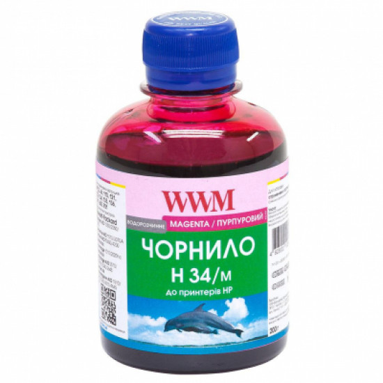  Чернила WWM HP № 22/134/136 (8766/9361) magenta (H34/M)