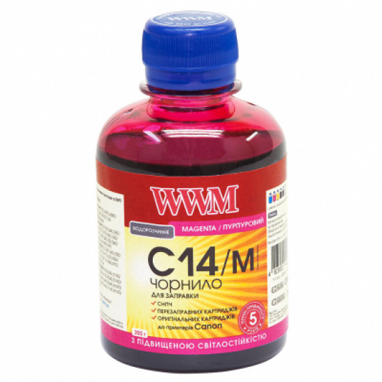  Чернила WWM CANON CLI-451/CLI-471 200г Magenta (C14/M)