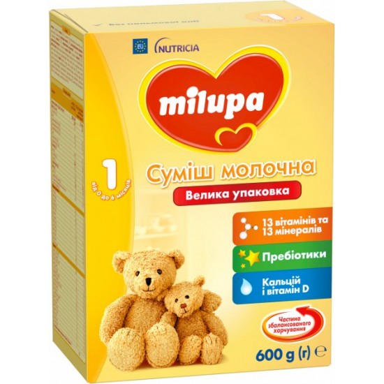 Молочна суміш Milupa 1 600 г (5900852025495)