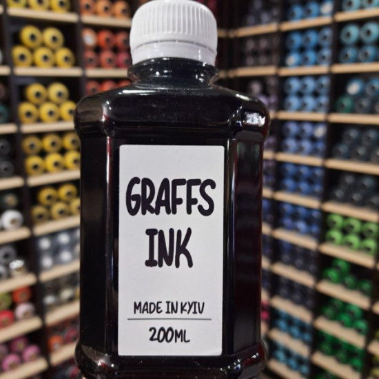 Paint for markers Graffs Ink Black (Black) 200ml