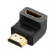  Адаптер UGREEN HD112 HDMI Male to Female Adapter Black (20110)