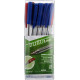 Set of Tratto pens 24 pcs., black, blue, red