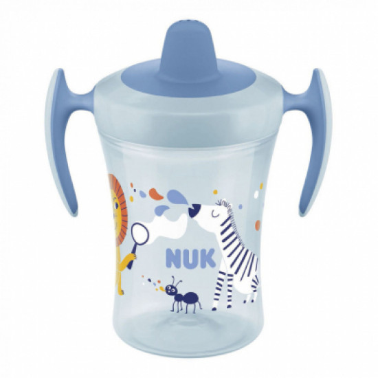  Поильник-непроливайка Nuk Evolution Trainer Zebra 230 мл (3953129)