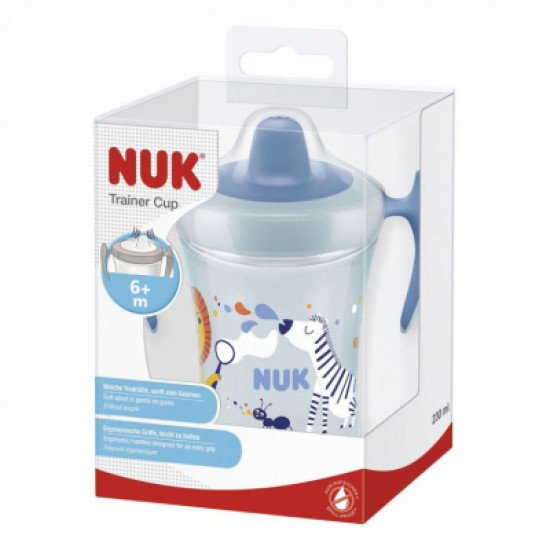  Поильник-непроливайка Nuk Evolution Trainer Zebra 230 мл (3953129)