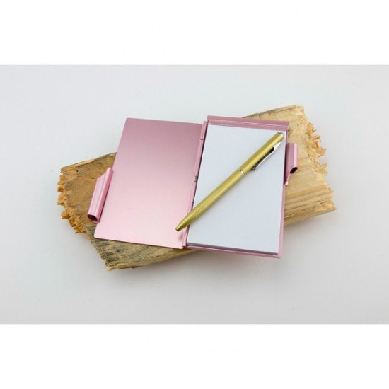 Set of pocket notebook with pen pink Germany 410492