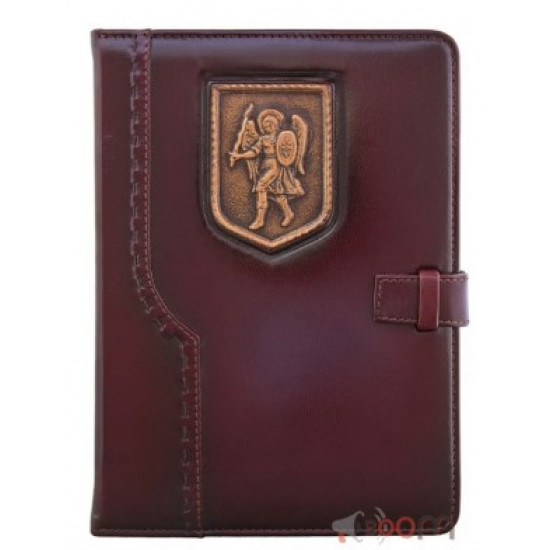 Leather diary, undated, Archangel Michael Privilege 260138 A5 15x21 cm.