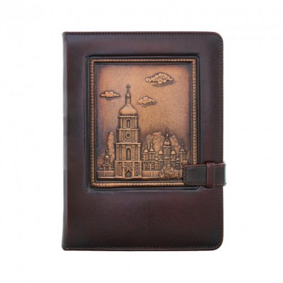 Leather bound diary, undated, St. Sophia Cathedral Privilege 260132 A5 15x21 cm.