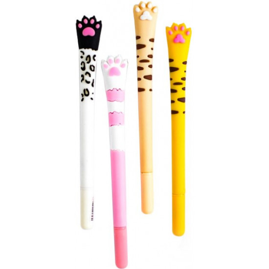 Set of BookOpt Cat paw oil pens 0.7 mm 4 pcs (BP5035)