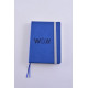 Undated diary WOW-Time A5 made of eco-leather, 192 pages Blue (0102)