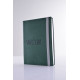 Undated diary WOW-Time A5 made of eco-leather, 192 pages Green (0104)