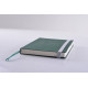 Undated diary WOW-Time A5 made of eco-leather, 192 pages Green (0104)