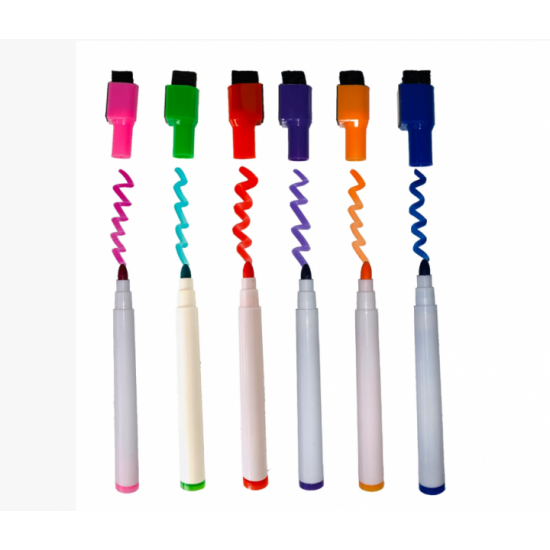 Water-based marker set Advertising magnet 6 colors