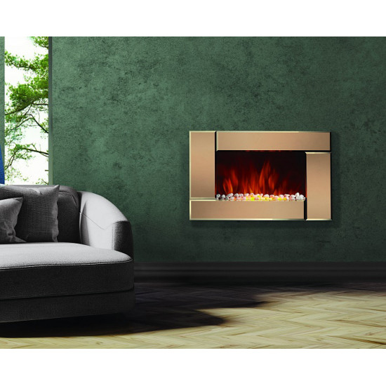 Electric fireplace with heating Electrolux EFP/W-2000S Bronze (NS-1233827)