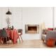 Electric fireplace with heating Electrolux EFP/W-2000S Bronze (NS-1233827)