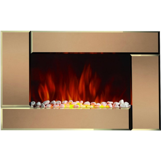 Electric fireplace with heating Electrolux EFP/W-2000S Bronze (NS-1233827)