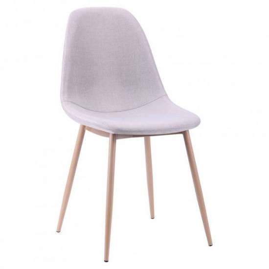 Chair AMF Lucia beech/light gray (metal/fabric) (513661)