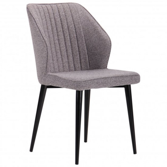 Chair AMF Michigan black/melange gray (steel/fabric) (545120)