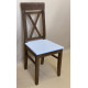 Dining chair Skif ZHUR-18 solid seat oak + white