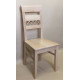 Wooden dining chair Zhur-7 natural wood seat Skif