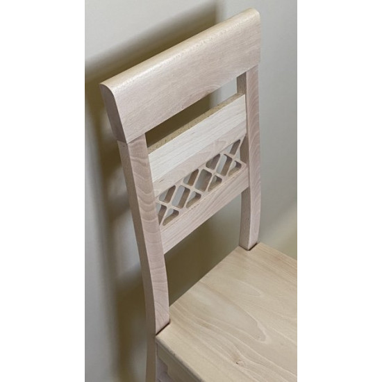 Wooden dining chair Zhur-7 natural wood seat Skif