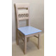 Wooden dining chair Zhur-7 natural + gray wood seat Skif