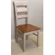 Wooden dining chair Zhur-7 natural + Calvados wood seat Skif