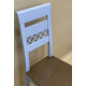 Wooden dining chair Zhur-7 gray + oak wood seat Skif