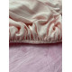 Velor mattress cover Cappone 180x200 cm Pink