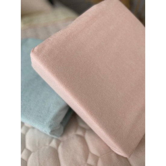 Terry mattress cover Cappone 180x200 cm Pink