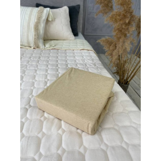 Terry mattress cover Сappone 180x200 cm Beige