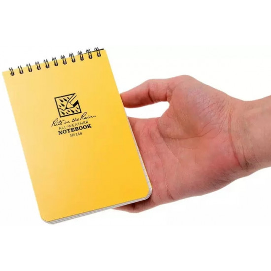 Waterproof Notepad Rite in the Rain 4 x 6 Yellow, 146