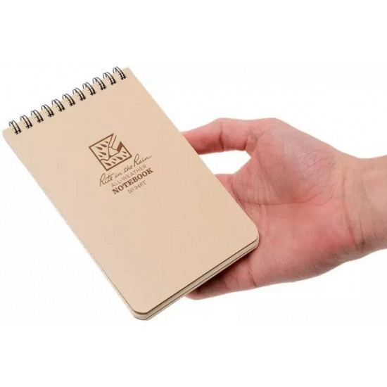 Waterproof notepad Rite in the Rain 4 x 6 Beige, 946T