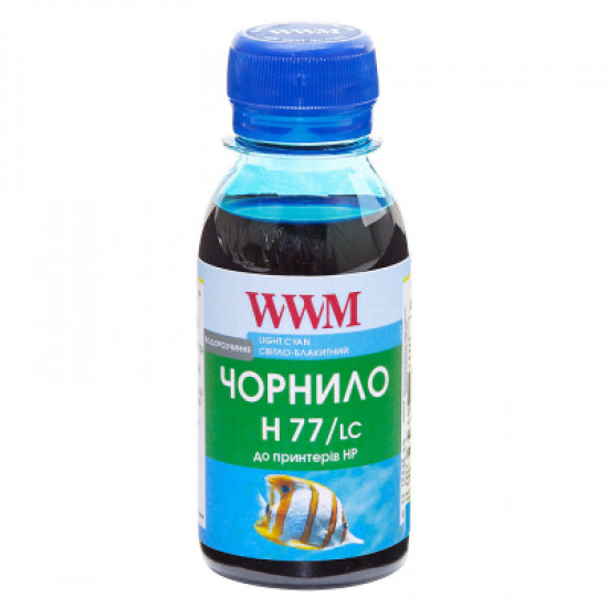  Чернила WWM HP №177/85 100г Light Cyan (H77/LC-2)