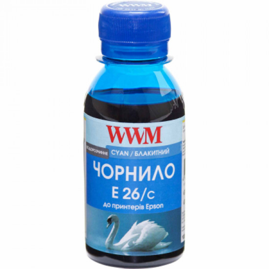 Ink WWM Epson XP-600/XP-605/XP-700 100g Cyan (E26/C-2)