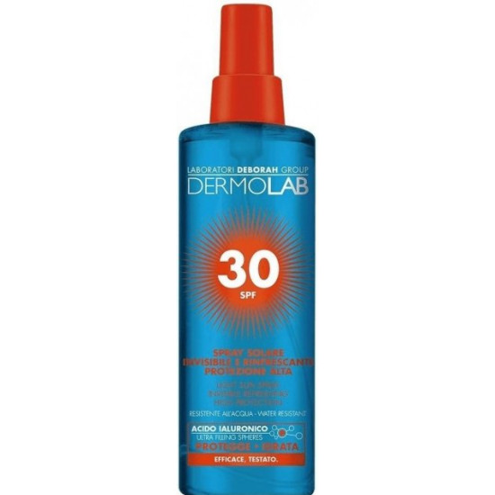  Крем солнцезащитный спрей Deborah Milano Dermolab sun spray invisible, 008833, 200 мл