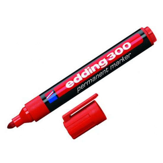 Edding Permanent marker 1.5-3 mm red (e-300/02)