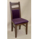 Wooden dining chair ZHUR-29 Skif oak / Leonis Bordeaux