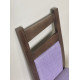 Wooden dining chair ZHUR-29 Skif oak/gras rose