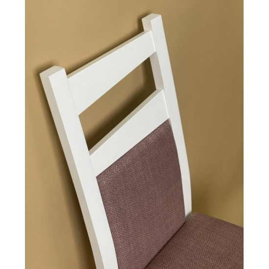 Wooden dining chair ZHUR-29 Skif white / gras rose