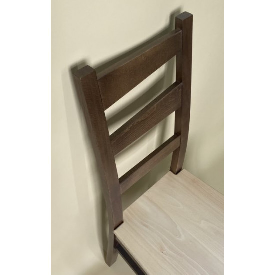 Wooden dining chair ZHUR-28 Skif oak+natural