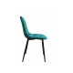 Chair for kitchen, cafe, bar fabric + painted metal M-01-3 Vetro Mebel Emerald