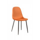 Chair for kitchen, cafe, bar fabric + painted metal M-10 Vetro Mebel Mustard