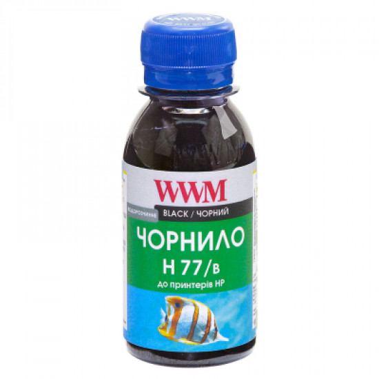  Чернила WWM HP №177/84 100г Black (H77/B-2)